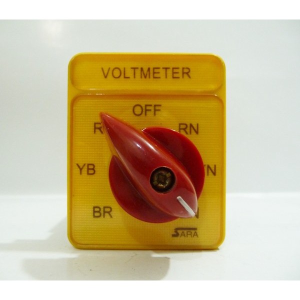 Rotary Switch Voltmeter, SA16-7-3/61313 B03, SARA (14 Days Warrenty on Entire Stock)